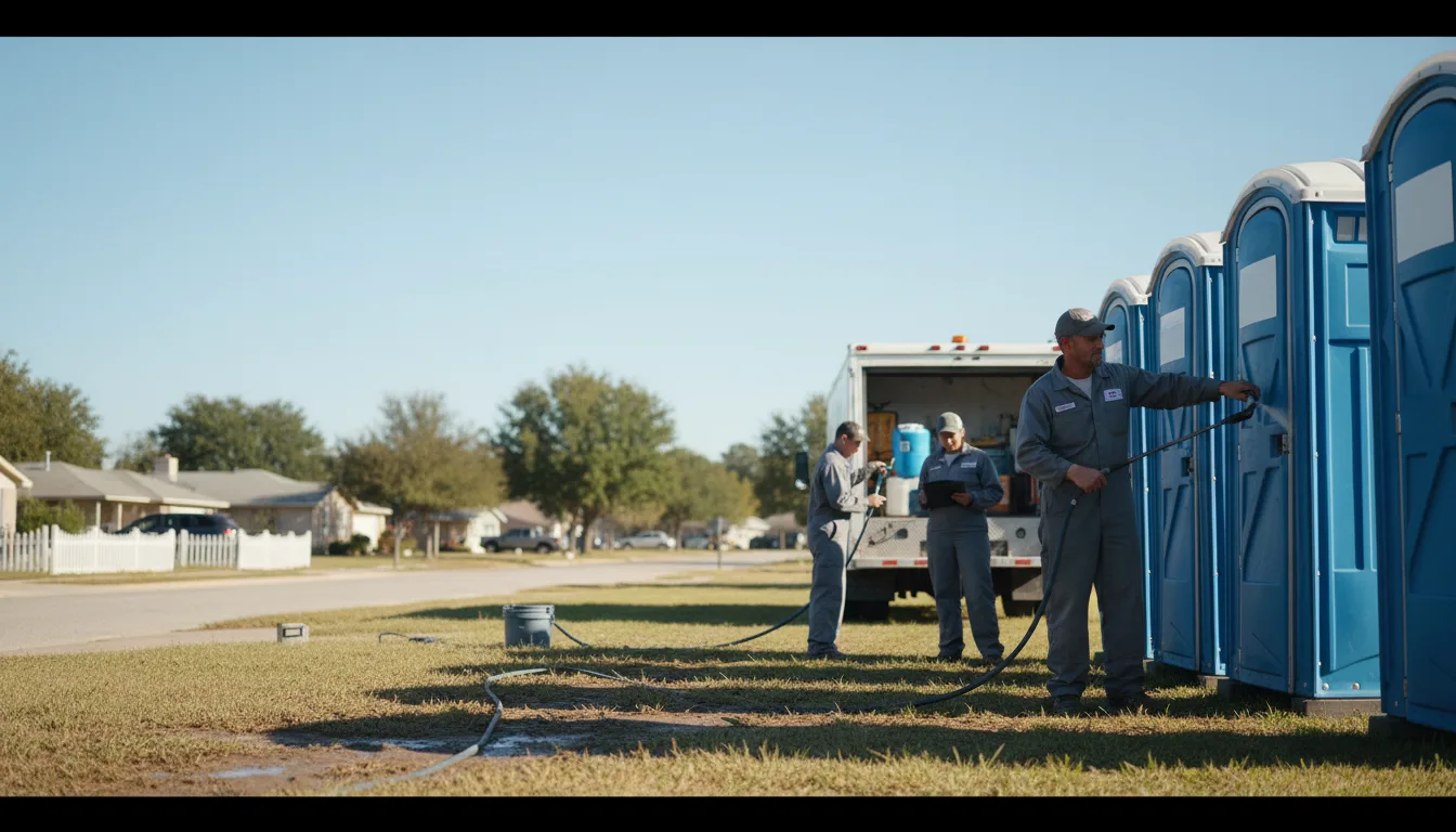 Long-Term Portable Toilet Rental in Clayton, NC near me